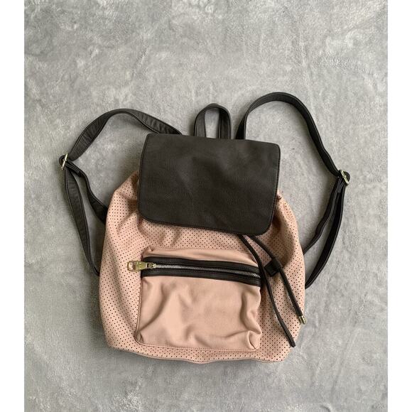 Steven madden Pink and brown preppy princess backpack - Picture 6 of 7